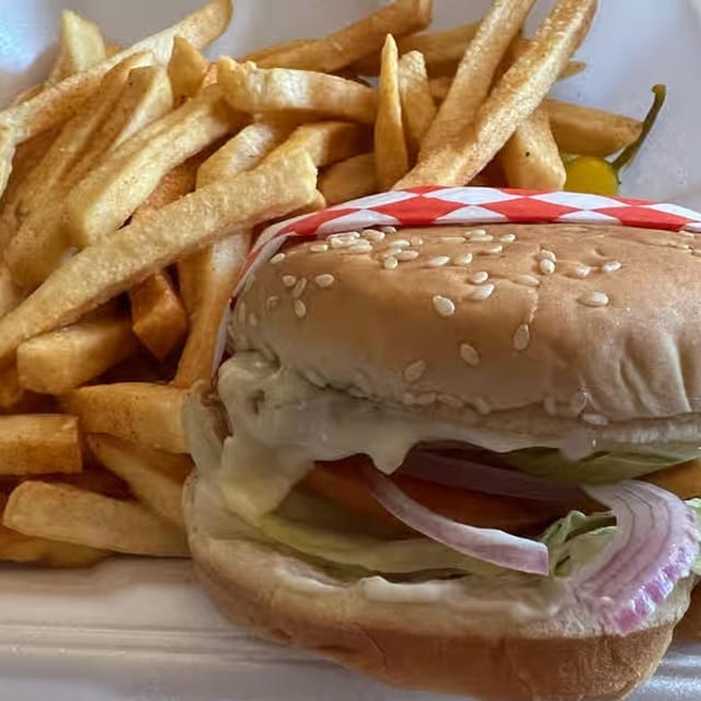 Turkey Burger Combo.