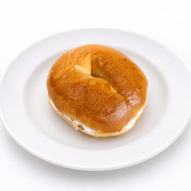 Cream Cheese Bagel.