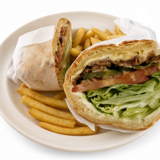 #13 Sandwich on Croissant Combo.