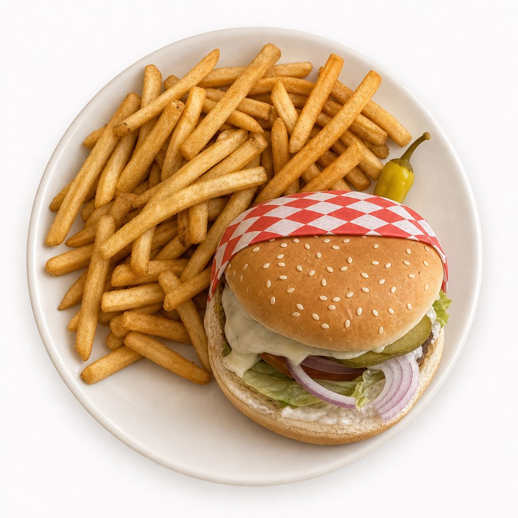 Turkey Burger Combo.