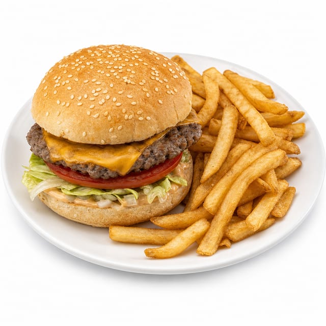 KB Burger Combo.