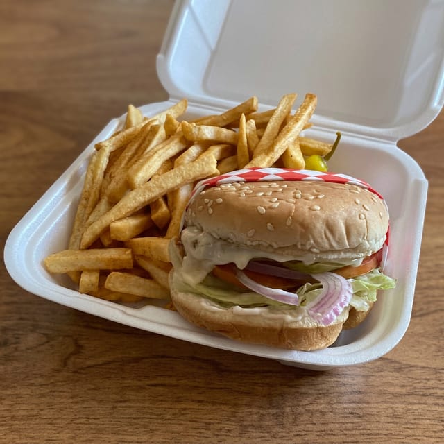 Turkey Burger Combo.